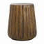 Table d'appoint intérieure MGO - Table de bout durable de style souche d'arbre pour patio, jardin, salon, hauteur 16,61 po
