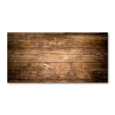 Wooden Background - Wrapped Canvas Print