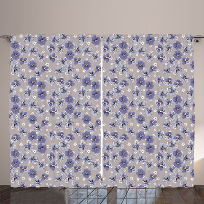 Semi Sheer Curtain Pair