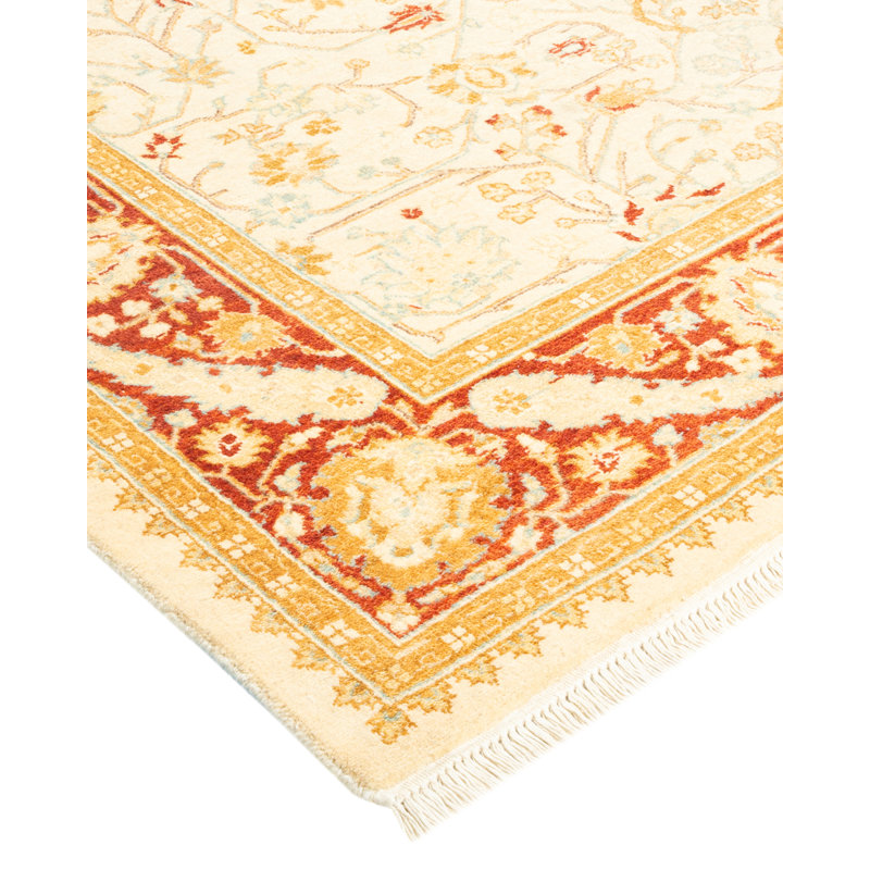 Classic One-of-a-Kind 4' 2" X 6' 3" Hand Knotted Area Rug