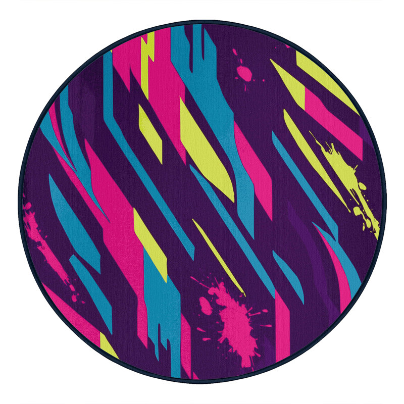 Plasma Pulse Rug, Round 6'
