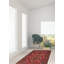 Tapis rouge foncé Lynnisha 3 pi 6 po x 5 pi 11 po