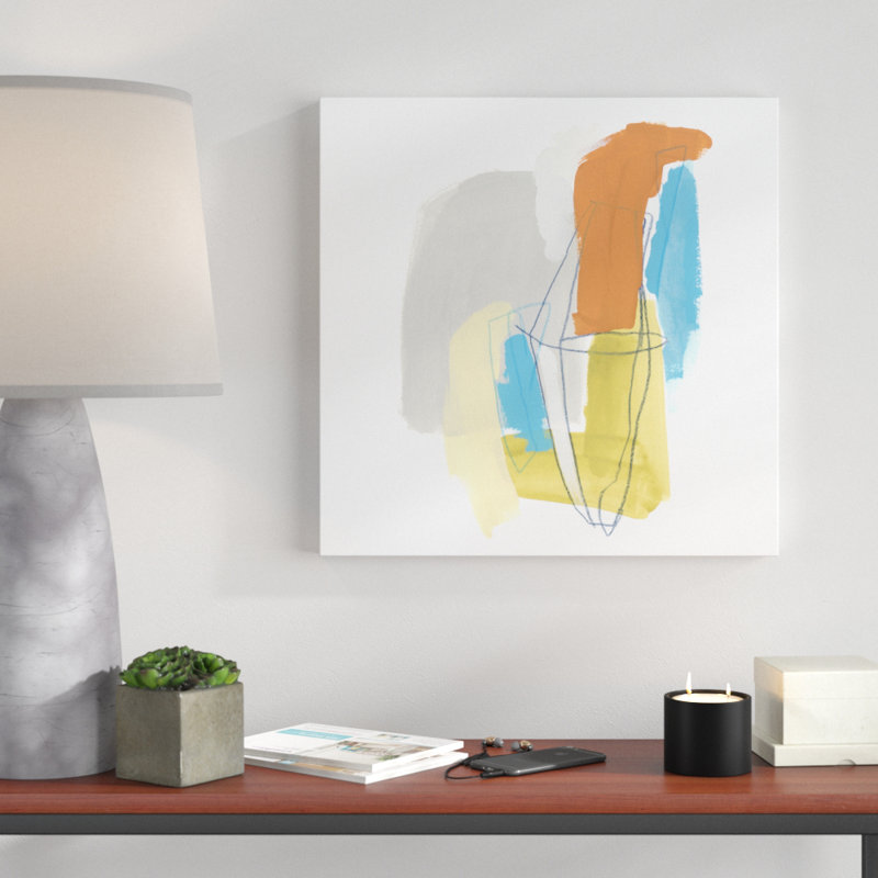 «Allegro I», peinture sur toile, H 20 po x l 20 po