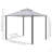 Patio Gazebo, Outdoor Canopy Shelter With 2-Tier Roof And Netting, Steel Frame For Garden, Lawn, Backyard, And Deck-114653683