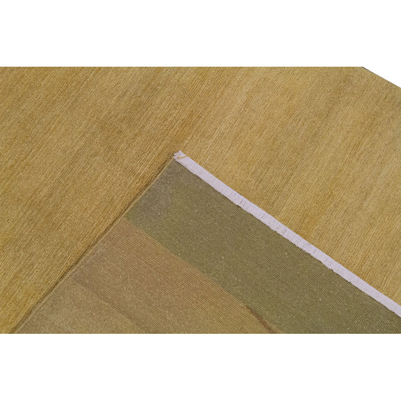 Hand-Knotted High-Quality Gold Area Rug
