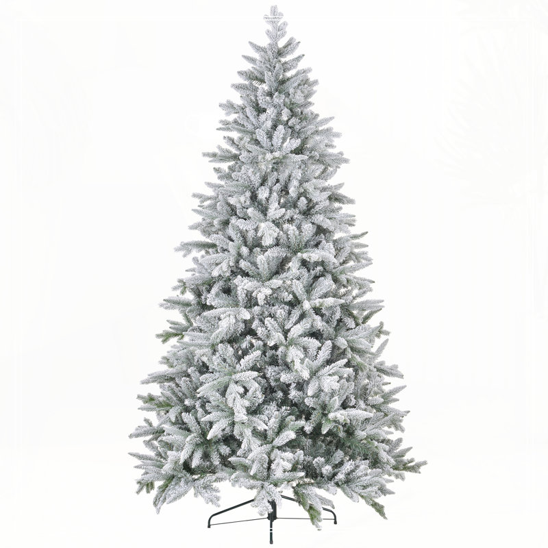 Arbre de Noël artificiel enneigé 8 pi, H 9,7 pi