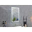 Miroir de salle de bain mural 40 x 28 pouces à DEL avec façade et rétroéclairage, brouillard, mémoire, 3 variations de couleur, intensité variable en continu, températures: chaud, naturel, blanc et profond