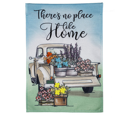 Drapeau de jardin en polyester 18 x 12,5 po