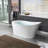 67" x 32" Freestanding Soaking Acrylic Single Slipper Bathtub with Reversible Drain-56335180