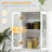 61" Freestanding Kitchen Pantry