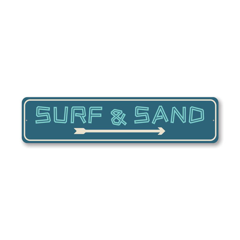 Panneau Surf and Sand Aluminium, H 4 po x l 18 po x P 0,04 po
