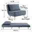 Chaise convertible en polyester Mikell-1670093450