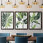 «Expressive Palm I», ensemble de 3 peintures sur toile encadrées-1389233066-1389233065