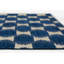 Tapis bleu marine / beige en laine touffeté à la main Chiara-1120861703