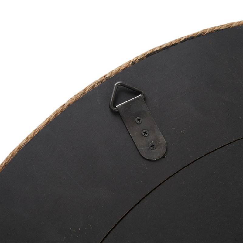 Rope Round Wall Mirror 26"