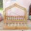 Lit en bois en forme de maison avec lit gigogne escamotable et tête de lit-2100750134-2100750091
