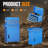 5 Drawers Rolling Tool Chest , 2-in-1 Detachable Metal Tool Cabinet with Lockable Wheels-1095818531