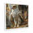 Cadre simple blanc, bois massif