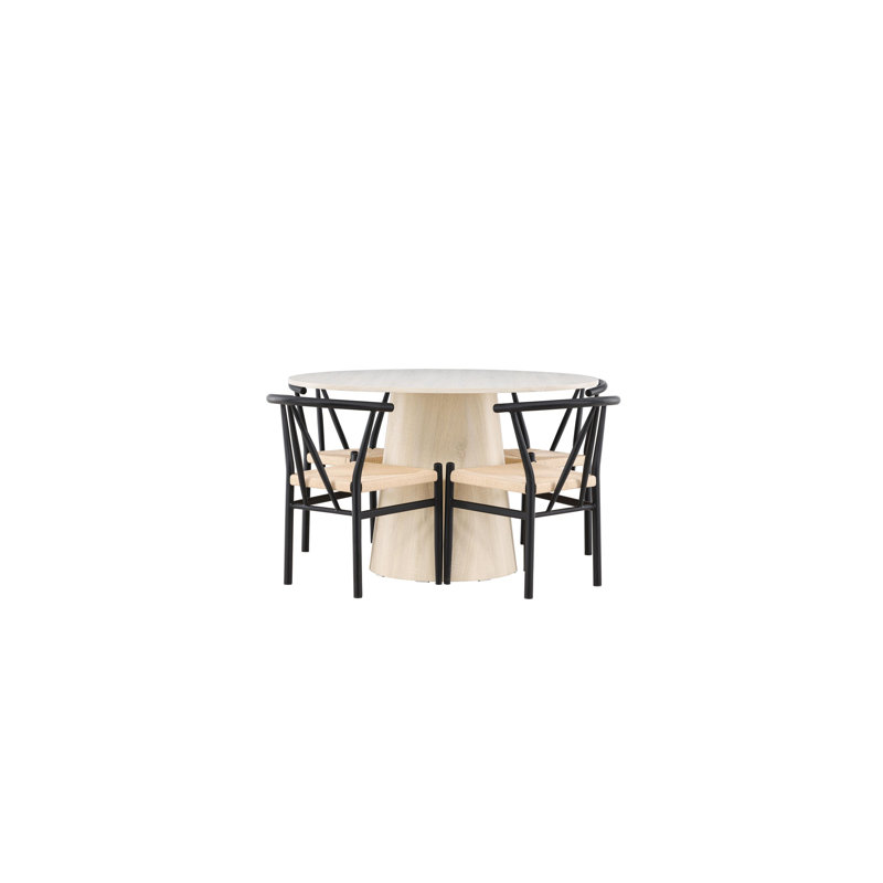 Orwhin 4 - Person Dining Set
