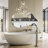 Modern Asymmetrical Wall Mirror with Metal Frame, Irregular Decorative Mirror for Bathroom, Bedroom, Living Room & Entryway, Silver-1378500627-1390086561