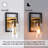 Grisella Dimmable Black/Brass Vanity Light