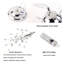 Alliee 8-Light Unique Crystal Chandelier with 8 Bulbs Included