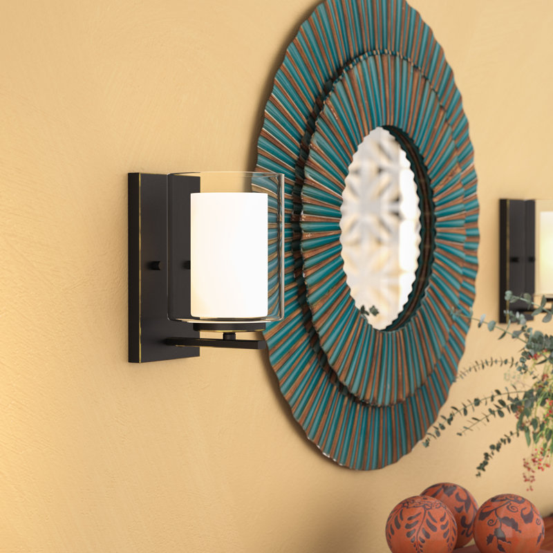 Arie Steel Armed Sconce, Olde Bronze
