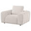 Fauteuil d'appoint rembourré ivoire Storie-980989722