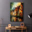 Paysages série CCLxx - Toile tendue avec châssis de qualité supérieure - Prêt à être accroché-2035890681