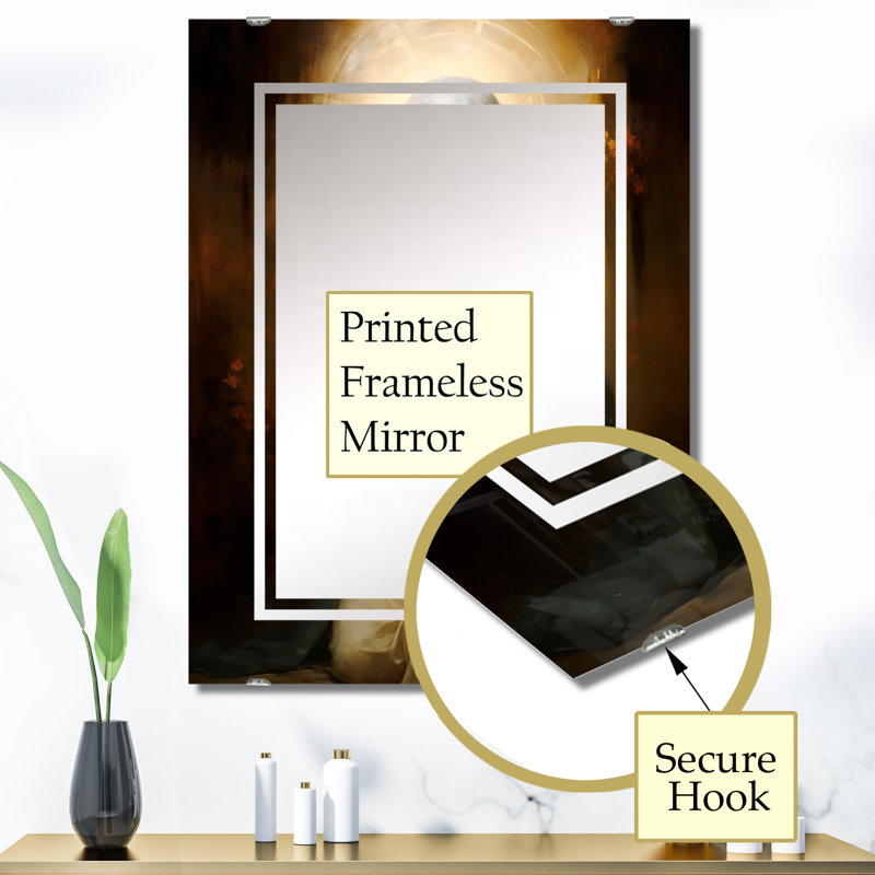 Azpeitia - Christianism Wall Mirror MIR142026, 40" x 30"