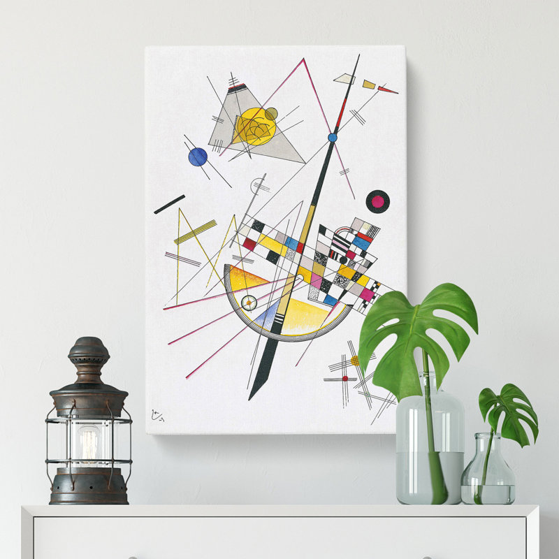 Delicate Tension by Wassily Kandinsky - Wrapped Canvas, 76cm H x 50cm W x 3cm D