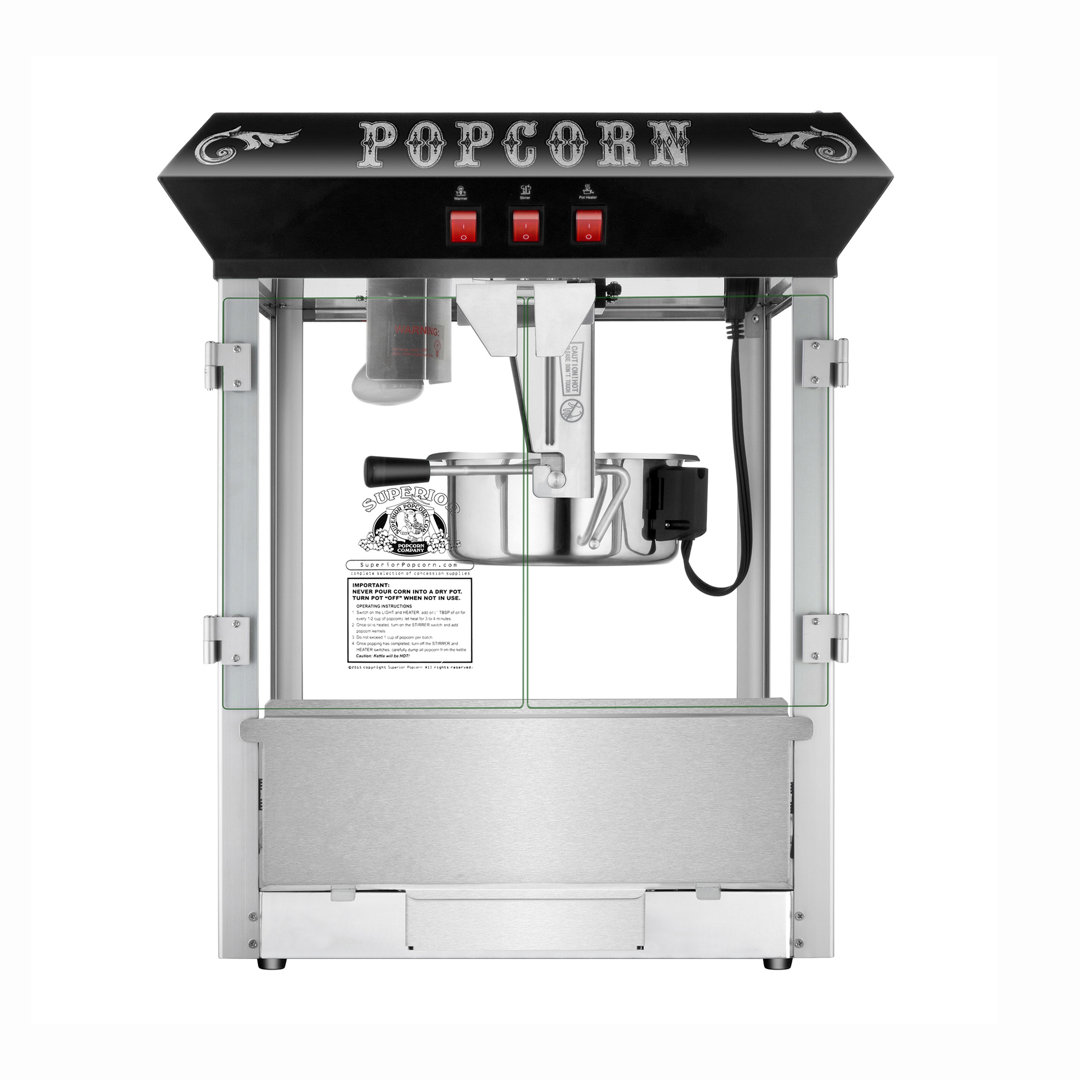 Great Northern Popcorn 8 Oz. Hot and Fresh Tabletop Popcorn Machine Superior Popcorn Company 