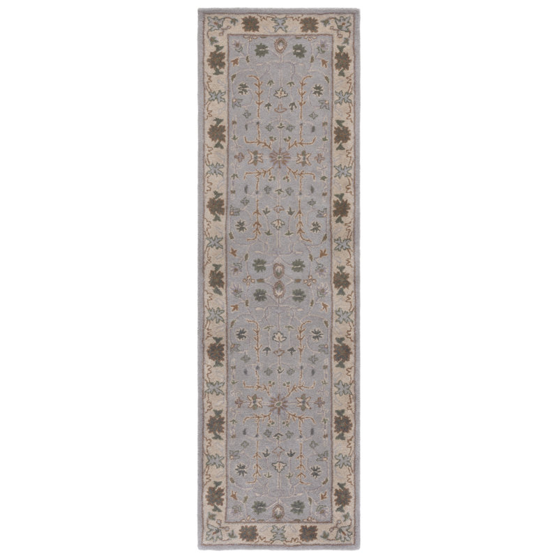Tressler Hand Tufted Wool Oriental Rug, Runner 2'3" x 8'
