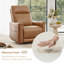 Fauteuil inclinable électrique oscillant de 33,9 po avec siège pivotant à 270 ° en mousse à mémoire de forme-696225967