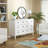 Dateland 47"W 6 Drawer Dresser,White Bedroom Dresser-414745722