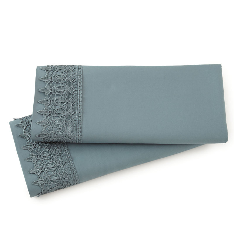 Deux taies d'oreiller en microfibre Eldon par Southshore Fine Linens, Très grand, Bleu sarcelle