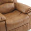 Fauteuil inclinable et oscillant en cuir Charlotte