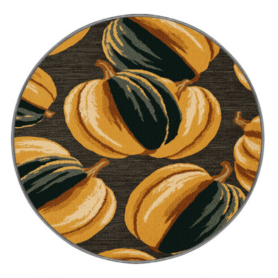  Tapis lavable à la courge poivrée