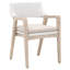 Chaise avec accoudoirs rembourrée Kettil