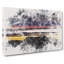 Monte Due Mani Mountain in Italy Watercolour - Wrapped Canvas-56665210