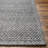 Rectangle Buster Polyester/Wool Area Rug in Charcoal-695411250