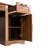 59" Farmhouse Office Desk With  Charging Station & Storage Cabinet, Barn Door Design Home Study Desk with File Drawer, Monitor Stand and Keyboard Tray for Office, Study, Living Room, Dark Walnut-2112715173