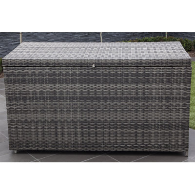 265 Gallon Water Resistant Wicker Deck Box by Direct Wicker