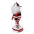 Kurt Adler Resin Hollywood Nutcracker, Tweedle Dee, Black, 14.5in