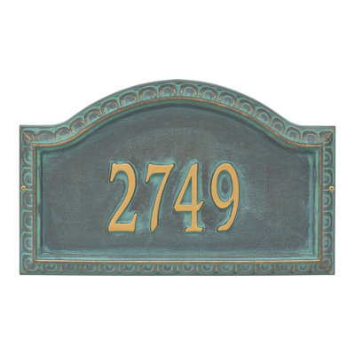 Plaque d'adresse murale personnalisée 1 ligne Penhurst