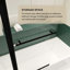 Porte de baignoire demi-cadre avec verre transparent l 34 po x H 56 po