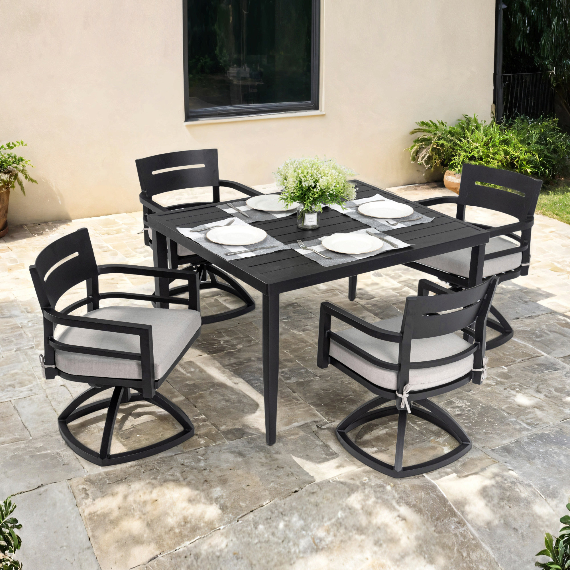 Outdoor Modern Dining Table: Stylish Elegance for Your Patio 1 Outdoor Modern Dining Table: Stylish Elegance for Your Patio
