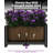 GarveeHome Raised Garden Bed with Trelliss, Sturdy Metal Frame - Vertical Planterr Box for Climbing Plants - Privacy-creen for Balcony, Backyard - Reinforced - 3PCS