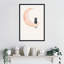 «Cat Crescent Moon» par Melloi, reproduction d'art sur toile encadrée-1801788300
