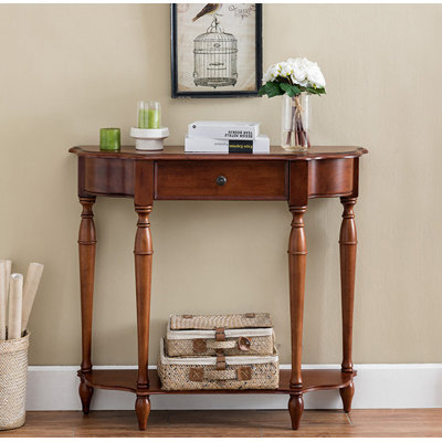 Elegant Traditional Entryway Console with 1 Drawer & Lower Shelf